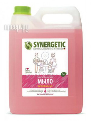 Фото Жидкое мыло Synergetic Аромамагия гипоаллергенное 5L 4623722341327