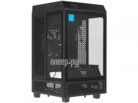 Фото Thermaltake Case The Tower 100 Tempered Glass без БП Black CA-1R3-00S1WN-00