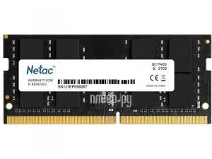 Фото Netac DDR4 SO-DIMM PC25600 3200Mhz CL22 - 8Gb NTBSD4N32SP-08