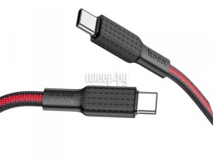 Фото Hoco X69 Jaeger USB Type-C 1m Black-Red 6931474760272