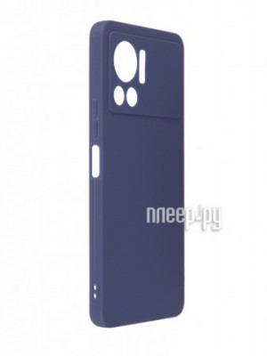 Фото Чехол DF для Infinix Note 12 Vip Silicone Blue inCase-11