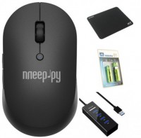 Фото Xiaomi Mi Dual Mode Wireless Mouse Silent Edition Black WXSMSBMW03 Выгодный набор + подарок серт. 200Р!!!