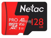 Фото 128Gb - Netac P500 Pro MicroSDHC NT02P500PRO-128G-R с переходником под SD