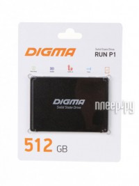 Фото Digma Run P1 SSD SATA III 512Gb DGSR2512GP13T