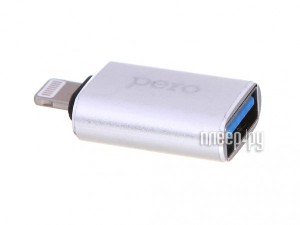 Фото Pero AD02 OTG Lightning - USB 3.0 Silver PRAD02LTSR