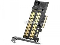 Фото Ugreen CM302 M.2 M-Key + M.2 B-Key - PCI-E3.0X4 Express Card with M.2 SATA 70504