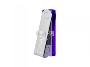 Фото Аппаратный криптокошелек Ledger Nano X Cosmic Purple