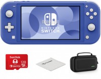 Фото Nintendo Switch Lite Blue Выгодный набор + подарок серт. 200Р!!!