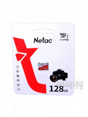 Фото 128Gb - Netac MicroSD P500 Eco UHS-I Class 10 NT02P500ECO-128G-S (Оригинальная!)