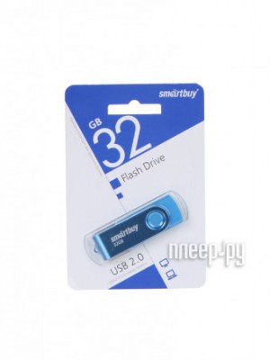 Фото 32Gb - SmartBuy UFD 2.0 Twist Blue SB032GB2TWB