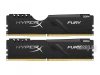 Фото HyperX Fury Black DDR4 DIMM 3733Mhz PC29800 CL19 - 32Gb KIT(2x16Gb) HX437C19FB3K2/32 уцененный
