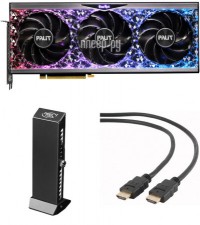 Фото Palit GeForce RTX 4080 GameRock 16GB 2205Mhz PCI-E 16384Mb 256-bit HDMI 3xDP NED4080019T2-1030G Выгодный набор + подарок серт. 200Р!!!