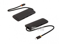 Фото Хаб USB Baseus Lite Series 4-Port Type-C - 4xUSB 25cm Black WKQX030301