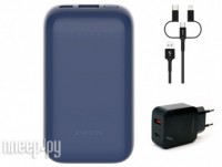 Фото Xiaomi Power Bank Pocket Edition Pro 10000mAh Midnight Blue BHR5785GL Выгодный набор + подарок серт. 200Р!!!