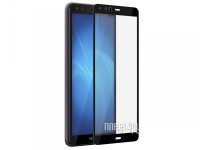 Фото Закаленное стекло DF для Nokia C01 Plus Full Screen+Full Glue Black Frame nkColor-21