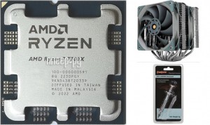 Фото AMD Ryzen 7 7700X (4500MHz/AM5/L3 35840Kb) 100-000000591 OEM Выгодный набор + подарок серт. 200Р!!!