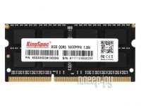 Фото KingSpec SO-DIMM DDR3 1600Mhz PC12800 CL11 - 8Gb KS1600D3N13508G