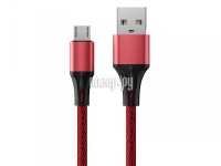 Фото AccesStyle USB - MicroUSB 1m Red-Black AM24-F100M
