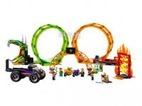 Фото Конструктор Lego City Трюковая арена двойная петля 598 дет. 60339