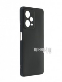 Фото Чехол DF для Xiaomi Redmi Note 12 Pro (5G) Silicone Black xiCase-81