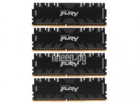 Фото Kingston Fury Renegade Black DDR4 DIMM 3600MHz PC28800 CL16 - 64Gb KIT (4x16Gb) KF436C16RB1K4/64