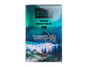 Фото Термопрокладка FrostMining Exstremal Termal Pads V2 15W/mk 1mm TP1510