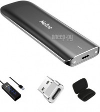 Фото Netac External ZX 500Gb Black NT01ZX-500G-32BK Выгодный набор + подарок серт. 200Р!!!