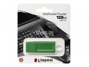 Фото 128Gb - Kingston DataTraveler Exodia Green KC-U2G128-7GG