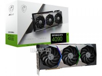 Фото MSI GeForce RTX 4090 SUPRIM X CLASSIC 24G 2235Mhz PCI-E 24576Mb 21000Mhz 384 bit HDMI 3xDP