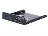 Фото Планка на переднюю панель Gembird 3xUSB-A 3.0 + 1xType-C FP3.5-USB3-3A1C