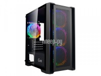 Фото Powercase Alisio Micro X4B mATX без БП Black CAMIB-L4