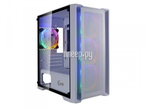 Фото Powercase Alisio Micro X4W mATX без БП White CAMIW-L4