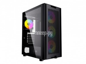 Фото Powercase Alisio X4B ATX без БП Black CAXB-L4