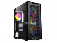 Фото Powercase Attica X4B E-ATX без БП Black CAEB-L4