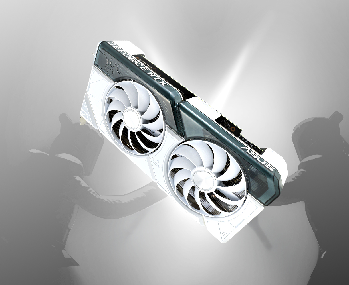 Asus dual rtx4060ti o8g white