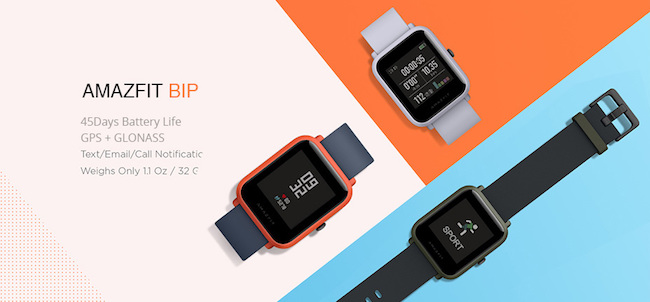 xiaomi amazfit bip onyx