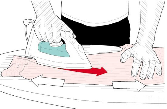 Как убрать рисунок с одежды утюгом