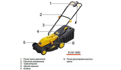 Huter elm 1100 электрическая схема