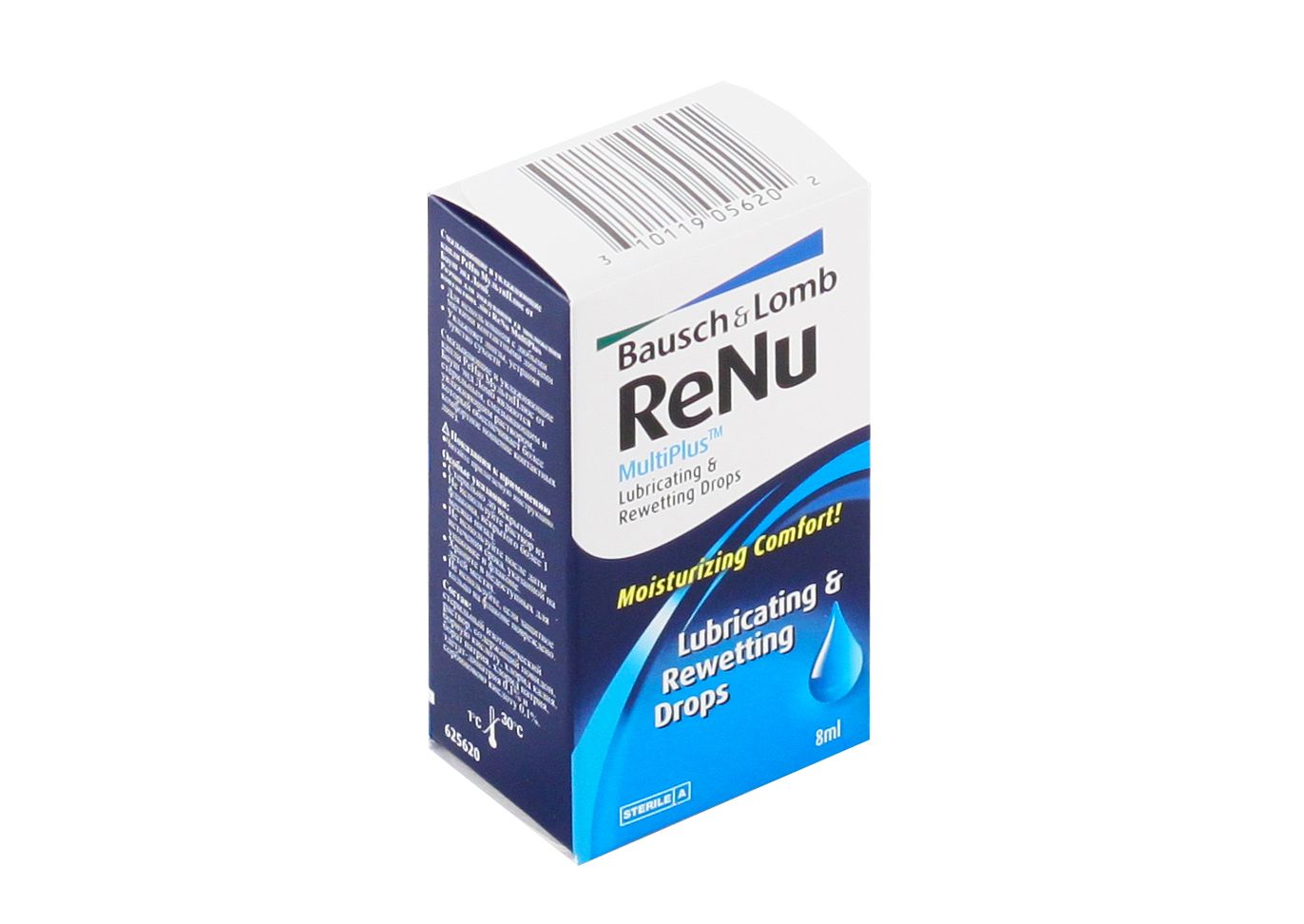 Renu MULTIPLUS Rewetting Drops 8 мл. Капли для надевания линз. Капли от белковых отложений на линзах. Успокаивающие средства для глаз.