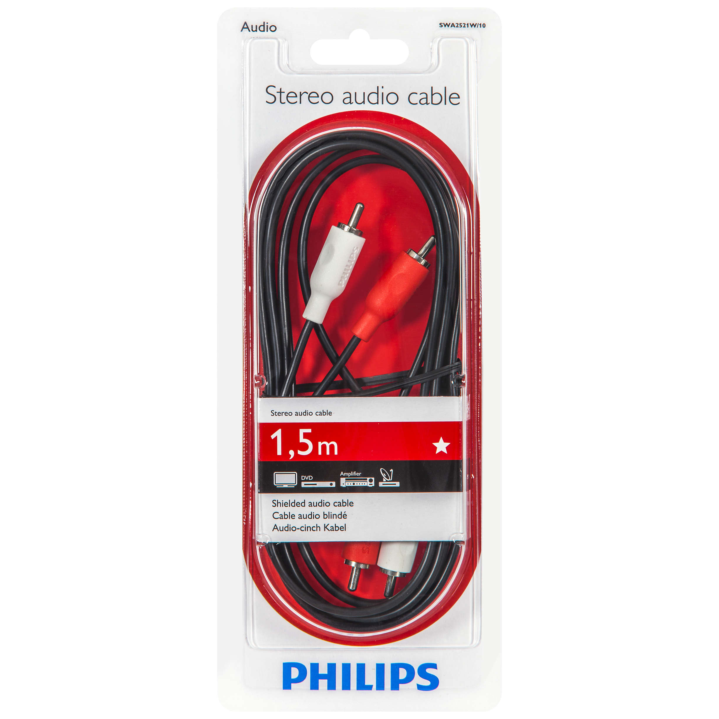 2rca Philips SWV. Кабель Philips 2 х RCA - 2 Х RCA. Philips Audio Kabel. Провода для колонок Philips.