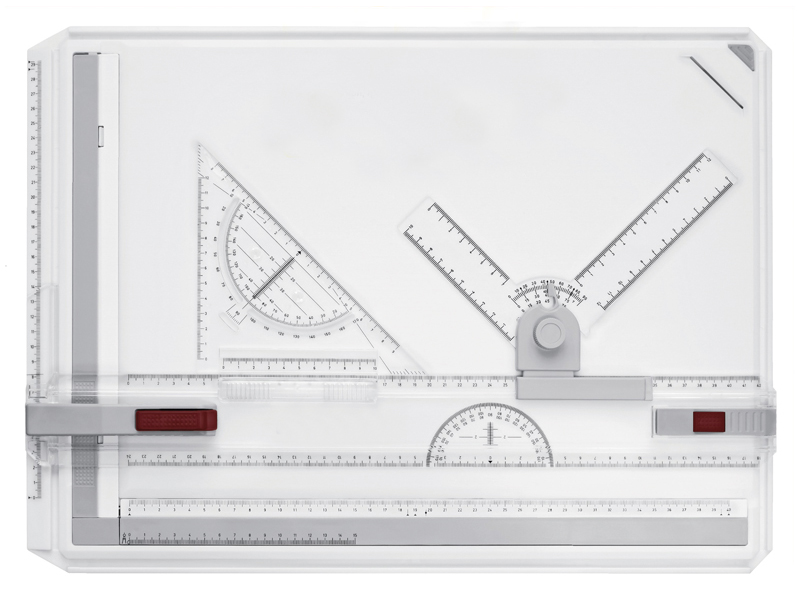 Доска чертежная с прибором для черчения