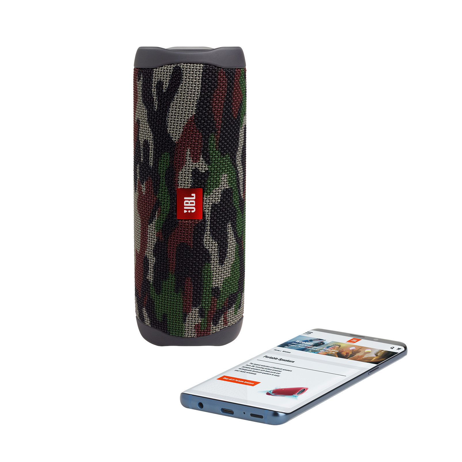 Купить JBL Flip 5 Squad Camouflage JBLFLIP5SQUAD по низкой цене в Москве ||  Интернет магазин Плеер.ру