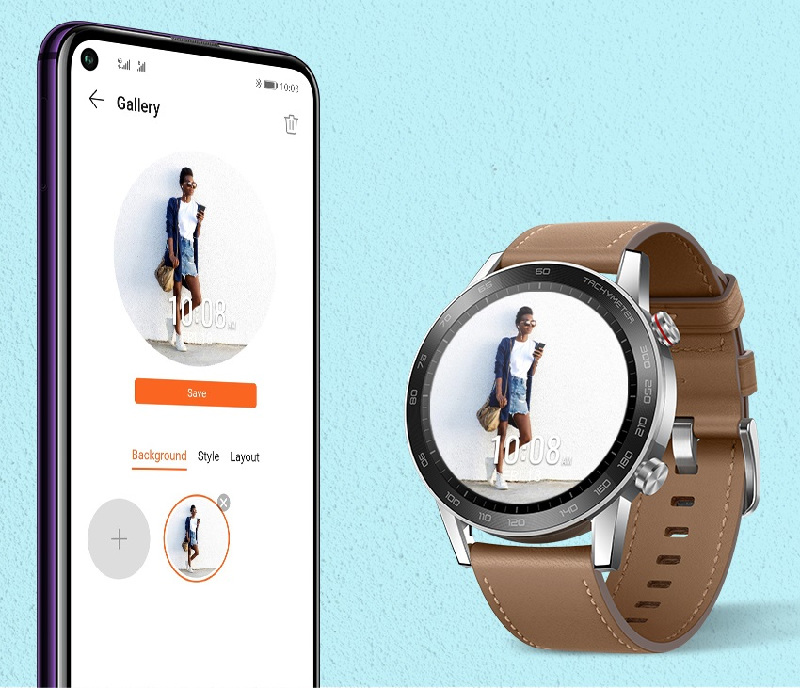 Как поставить свою картинку на смарт часы хуавей