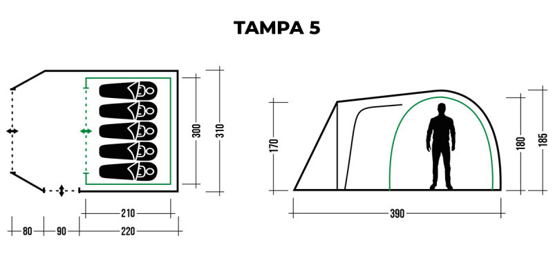 Трек Планет Палатки Тампа 4 Купить