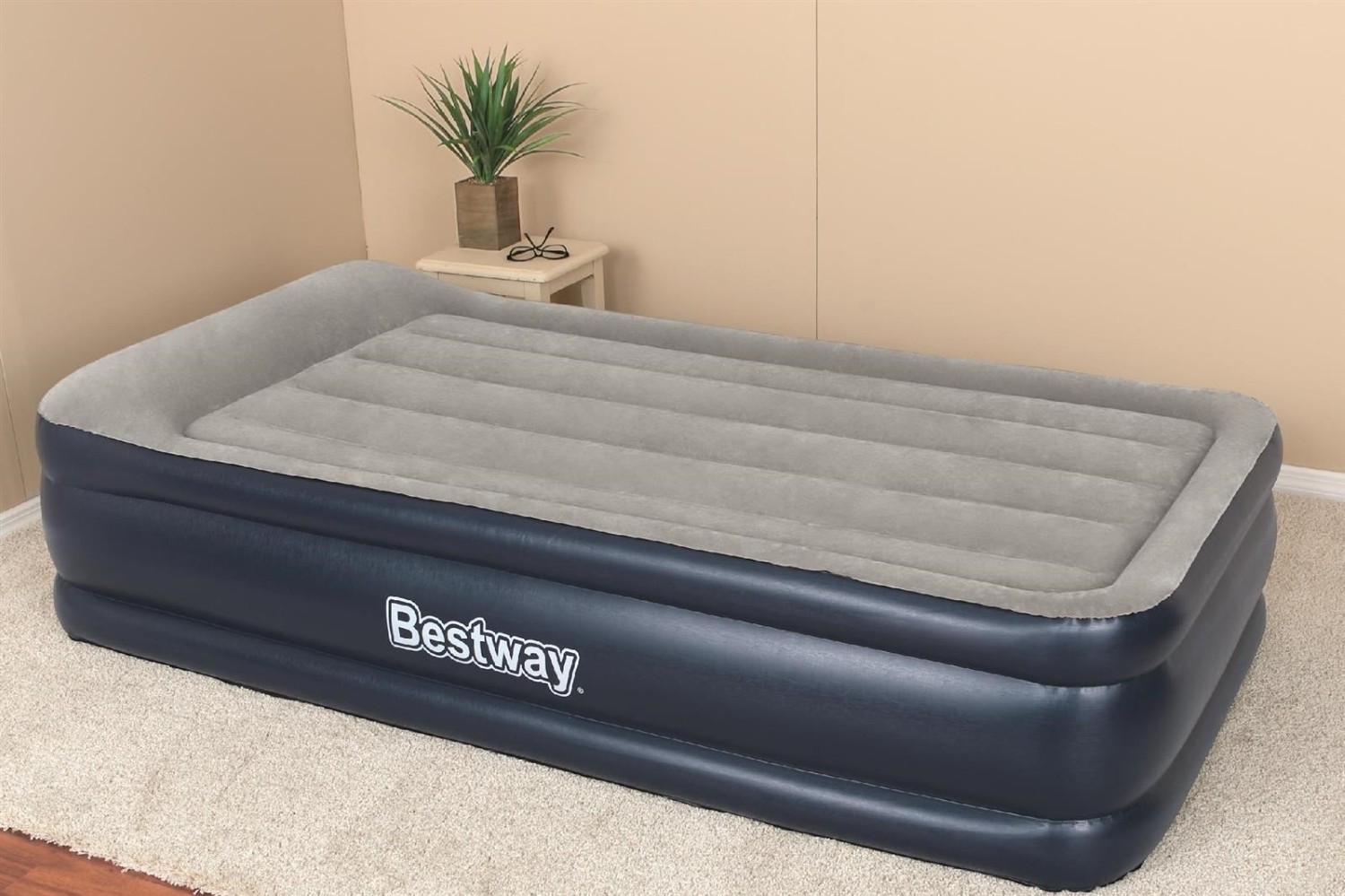 Bestway кровать надувная ПВХ 191х97х46см электронасос встроенный
