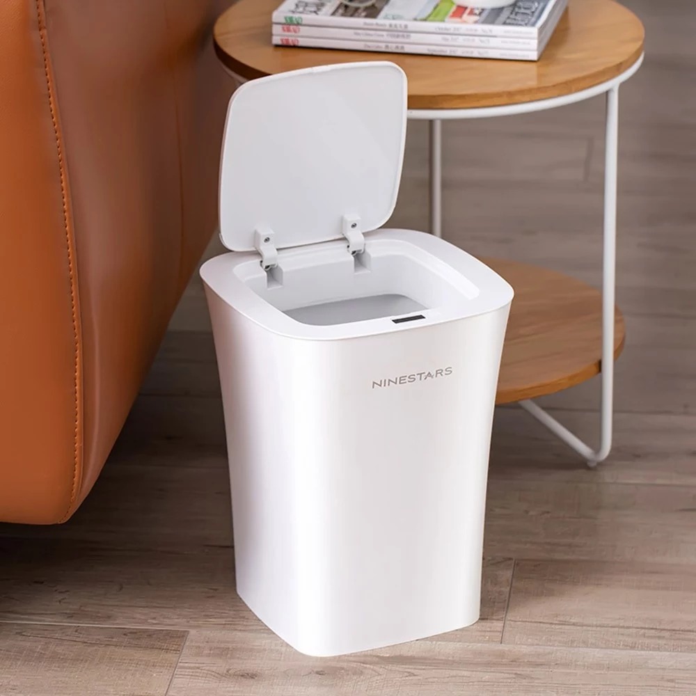 Умное ведро. Умное мусорное ведро Xiaomi Ninestars Waterproof sensor Trash can 10л. Умное мусорное ведро Ninestars sensor Trash can 10l (DZT-10-29s) White. Ведро Xiaomi Ninestars 10л. Xiaomi Ninestars sensor Trash can DZT-10-29s.