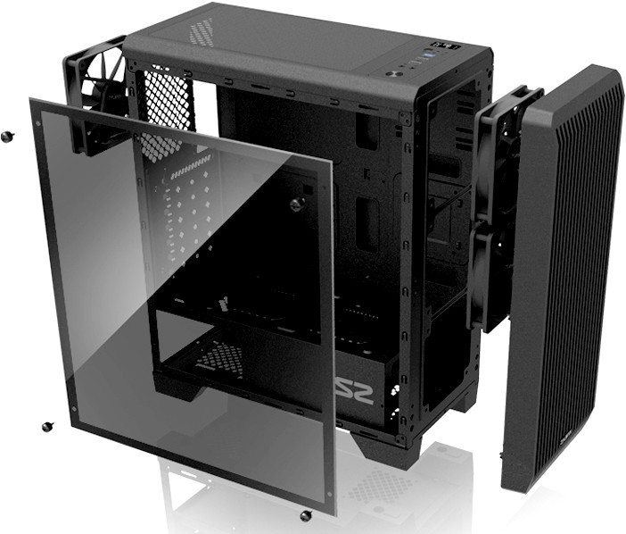 Zalman S2 Боковое Стекло Купить