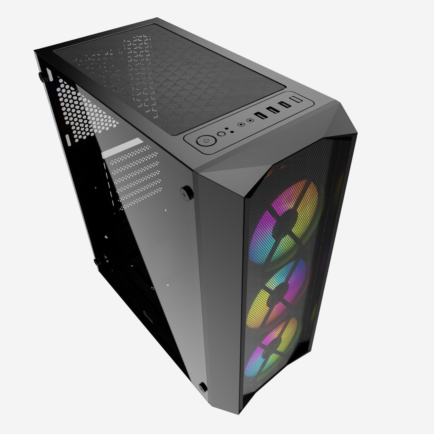 Powercase pb500. Корпус POWERCASE Rhombus x3 Mesh led. Корпус (ATX) POWERCASE Rhombus x3 Mesh led. POWERCASE x3 Mesh led.