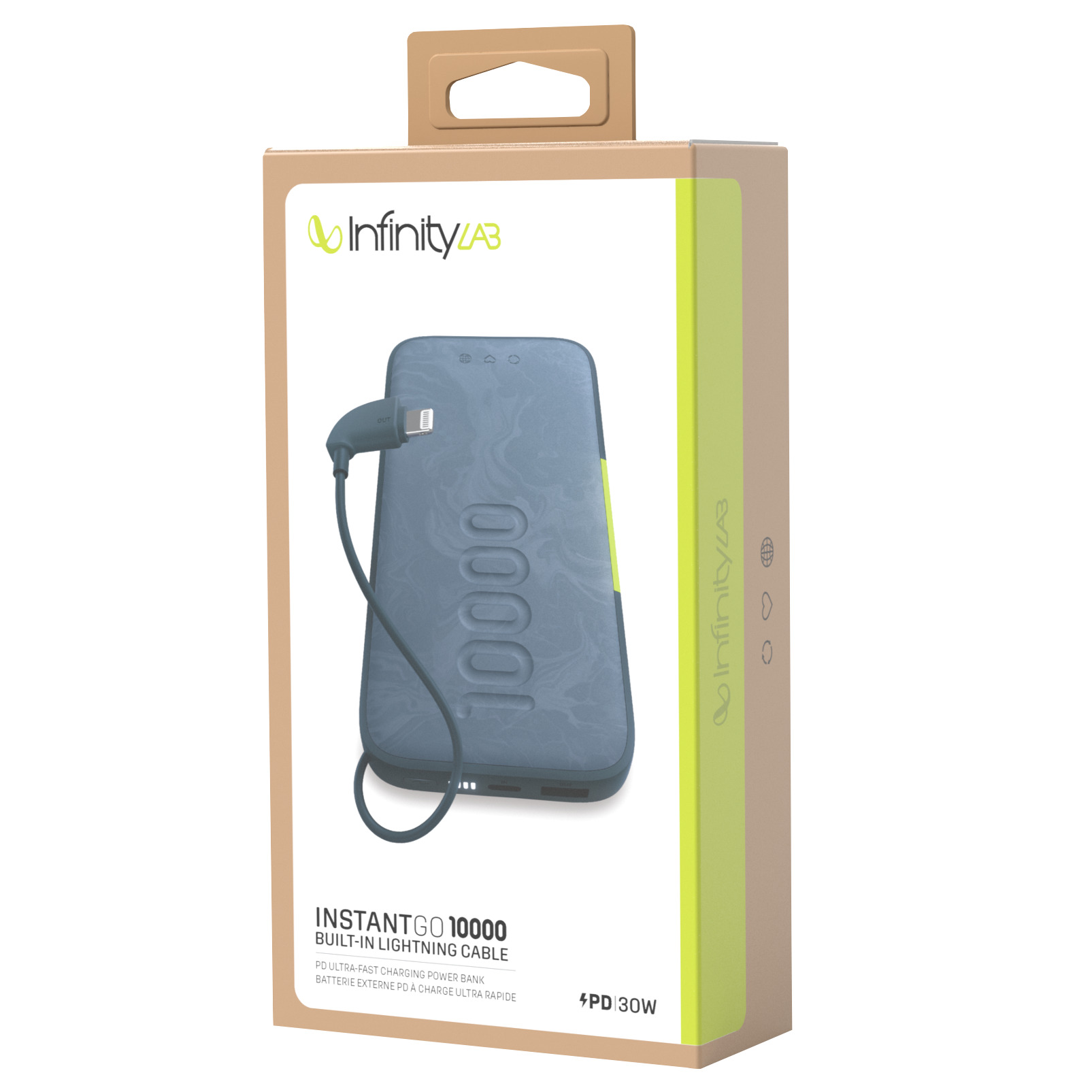 Купить Infinity Lab Power Bank OTH 10000mAh Blue ILING10000LBLU по низкой  цене в Москве | Интернет магазин Плеер.ру