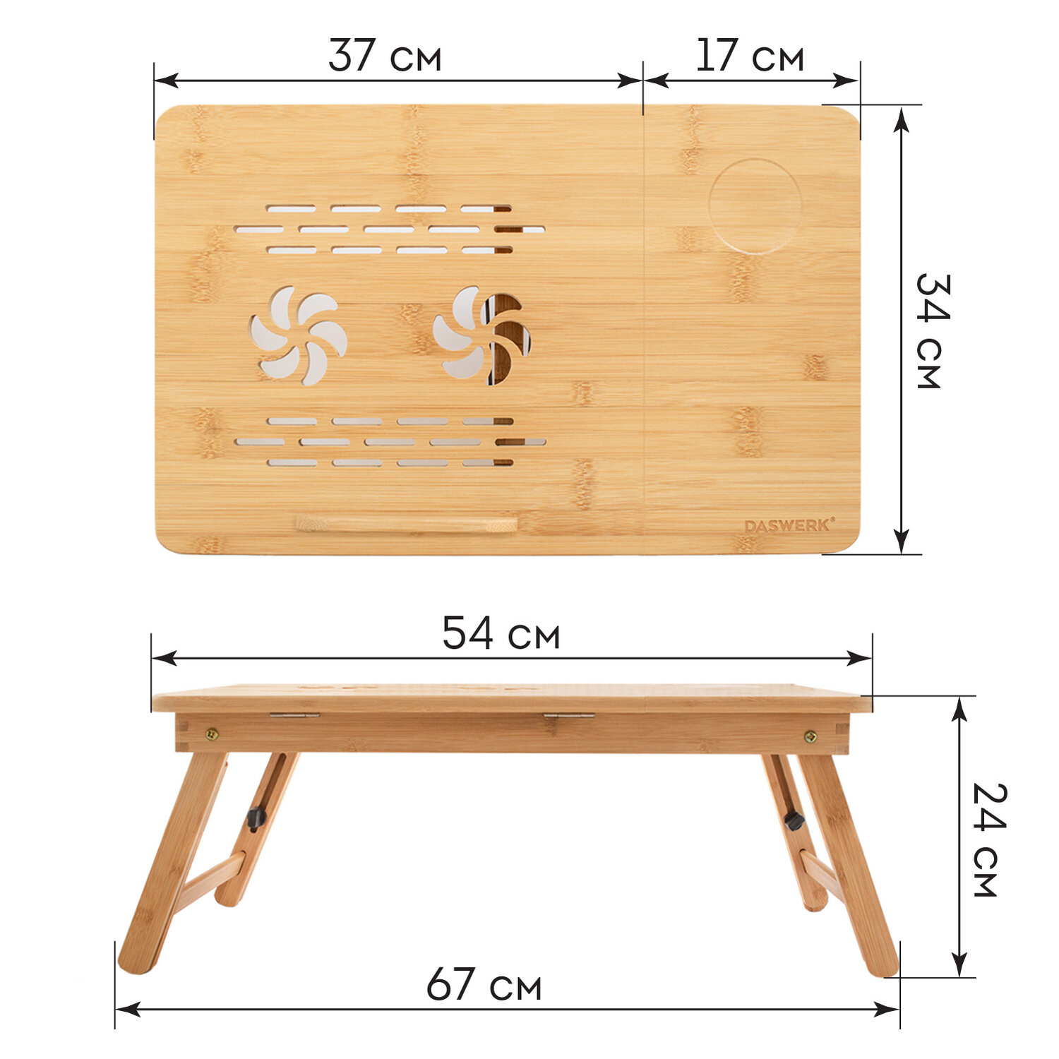 Bamboo столик для ноутбука